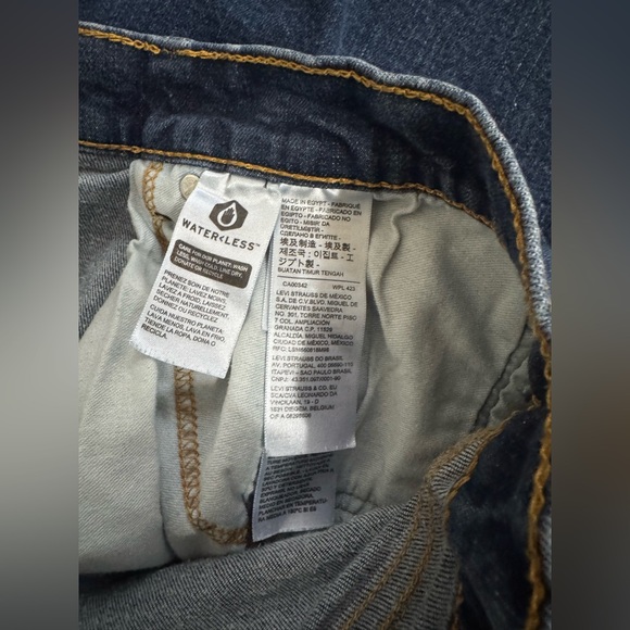 LEVI’S 541 Blue Jeans Men Size 48x29 Dark Wash Straight Leg - Picture 5 of 7